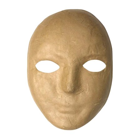 Creativity Street Papier Mach? Mask, 8" x 5.25", Pack of 12